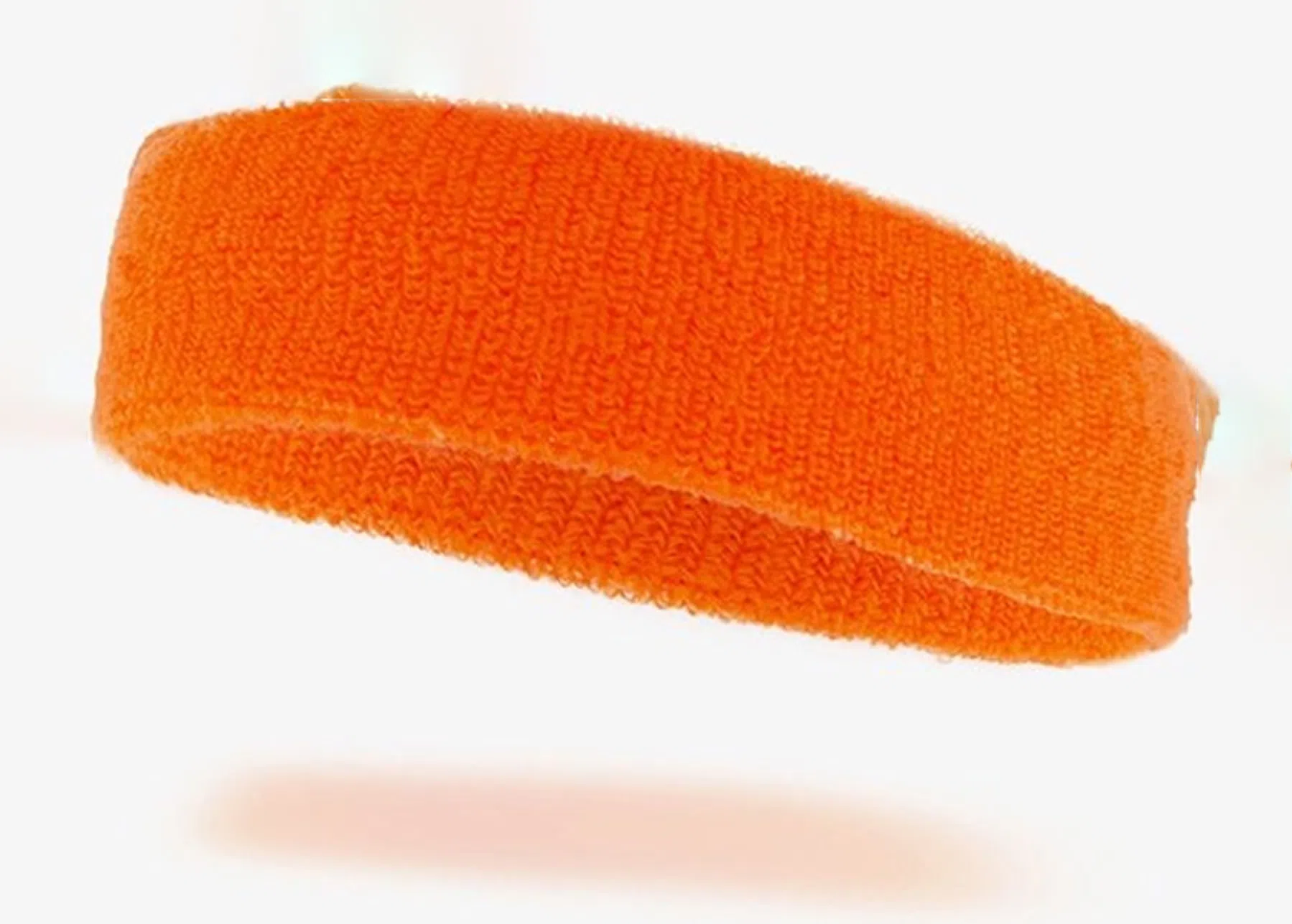 Oranje zweetband hoofd
